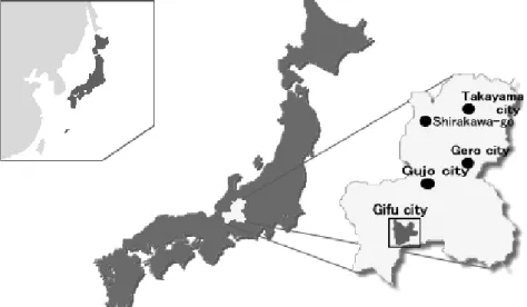 Figure 2. Map of Gifu Prefecture