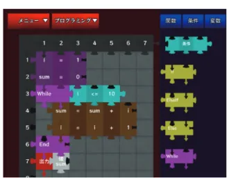 Fig. 1. Top screen of puzzle programming system. 