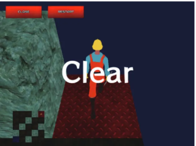 Fig. 7. Screenshot of “maze” game. 