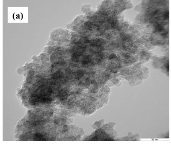 Fig. 1. (a) TEM photograph and (b) XRD pattern of  ZrO 2 (1.5mol%Y 2 O 3 )-25mol%Al 2 O 3  powder as-prepared  by the neutralization co-precipitation method