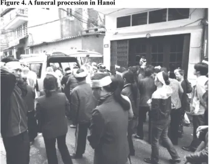 Figure 4. A funeral procession in Hanoi 