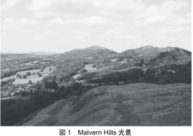 図 1 Malvern Hills 光景