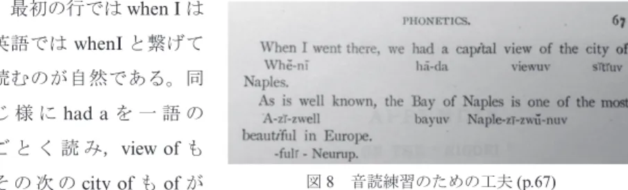 図 8　音読練習のための工夫 (p.67)