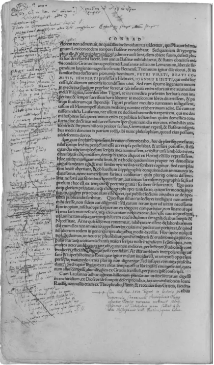 Fig. 3: Fol. 180v of Copy A of Bibliotheca Universalis. Zurich Central Library (DrM 3).
