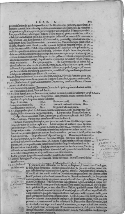 Fig. 5: Fol. 455r of Copy A of Bibliotheca Universalis. Zurich Central Library (DrM 3).