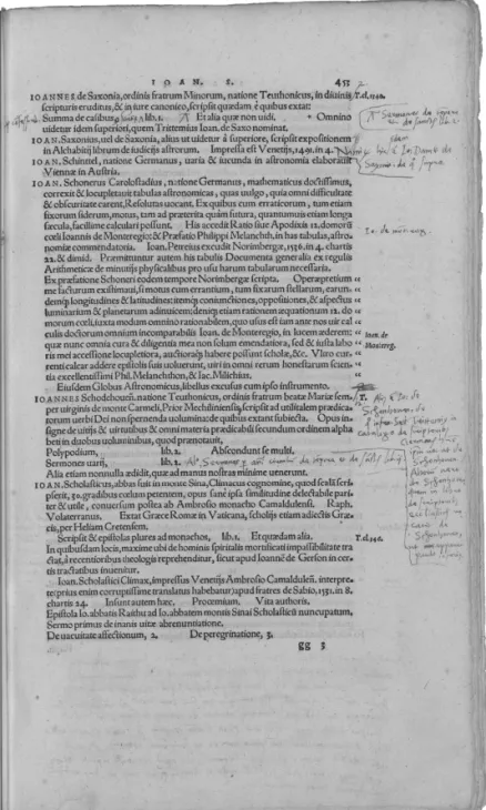 Fig. 7: Fol. 453r of Copy A of Bibliotheca Universalis. Zurich Central Library (DrM 3).