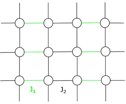 Figure 1.3(a) shows that the curve is smooth and χ ̸ = 0 at m = 0 for α = J 2 /J 1 = 1