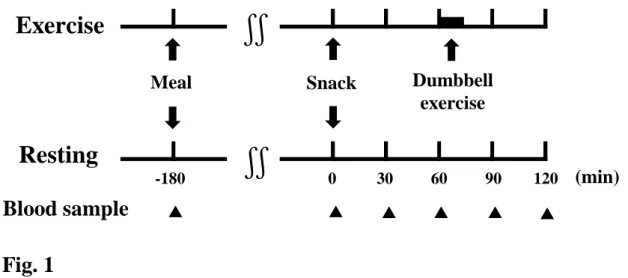 Table 2.  Energy composition of breakfast.