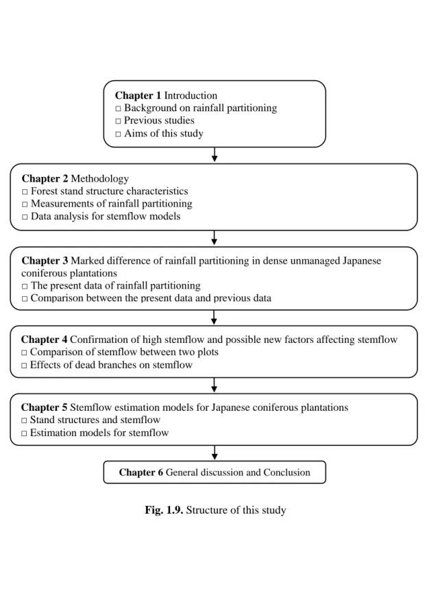 Fig. 1.9. Structure of this study