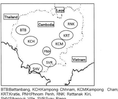 Table 1. Investigated provinces and schools