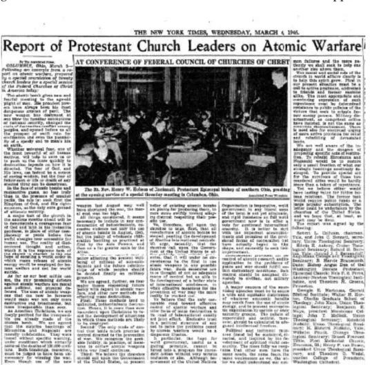Figure 8: An excerpt of the FCC statement from the New York Times, March  6, 1946 