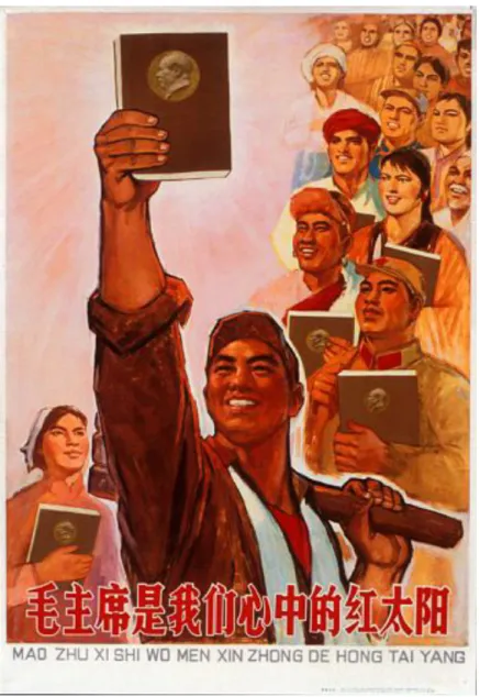 Figure 1. ‘Chairman Mao is the Red Sun of Our Hearts’, 1966 poster. 