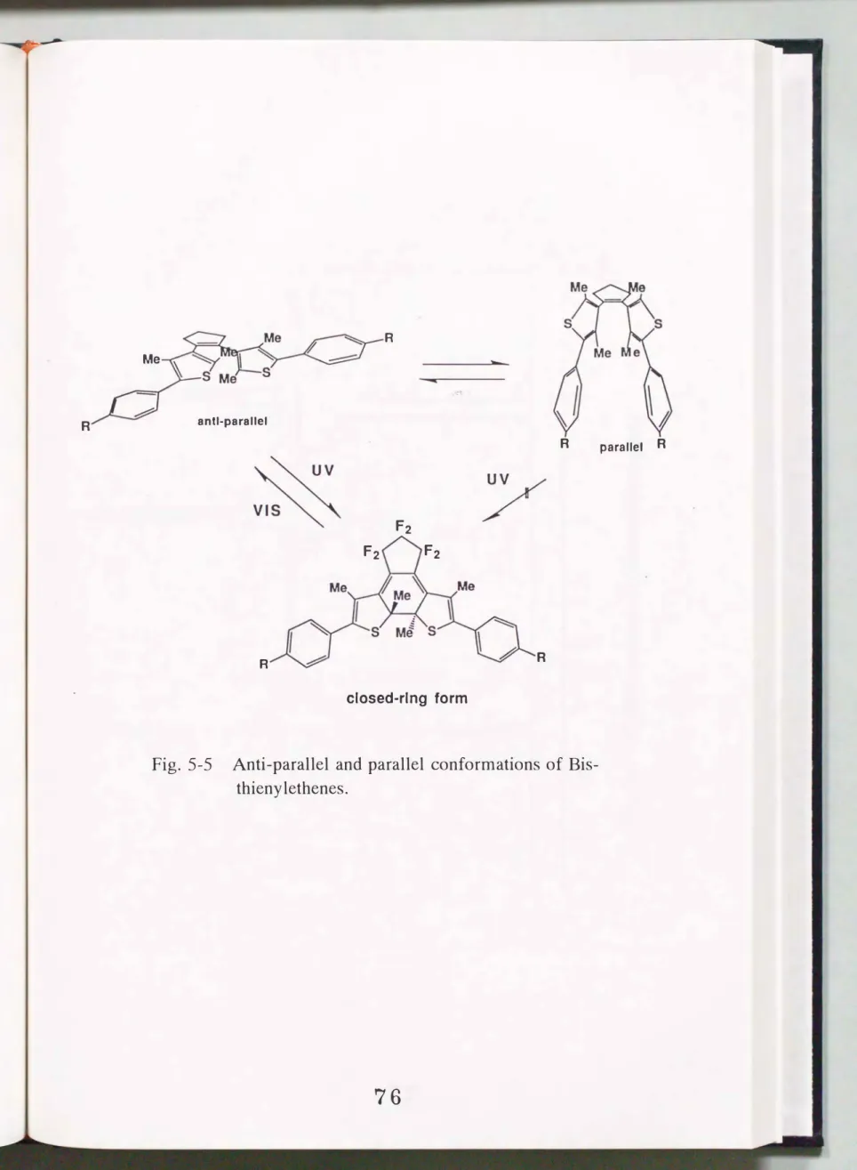 Fig.  5-5  Anti-parallel  and  parallel  conformations  of  Bis­