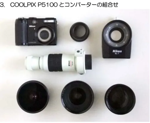 表 18  COOLPIX P5000/P5100 とコンバージョンレンズ（適用例） 