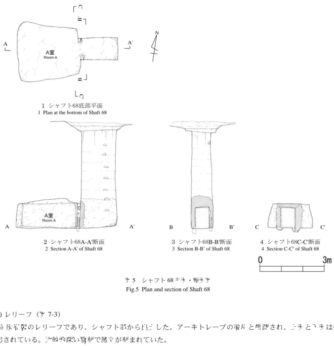 図 5　シャフト 68 平面・断面図
