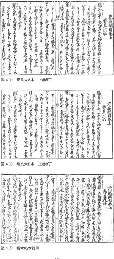 図 4 ①　奈良大A本　上巻8丁