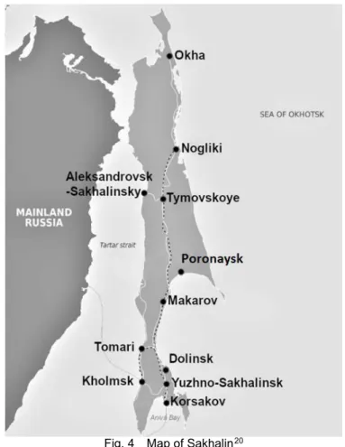 Fig. 4 Map of Sakhalin 20