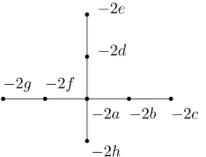 Figure 4. Resolution graph with type (2, 2, 2, 1).
