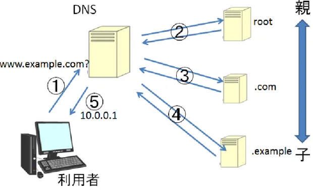 図 2.1 DNS 