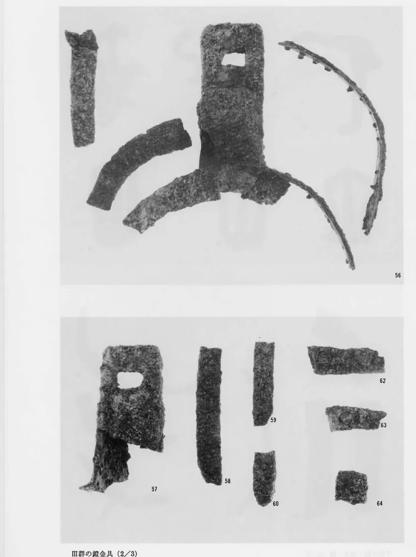図 版3 2 5 6  こ 6 2  5 8  .  . . m 群の鐙金具 (2/3)