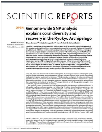 図 3.2.2-1  Nature Publishing Group のオープンアクセスジャーナル、 Scientific  Reports 誌に公表された論文 