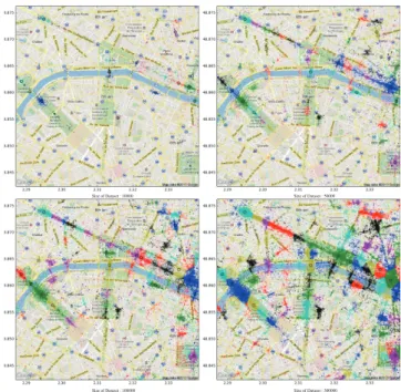 表 4 上位 10 件とその位置精度（ Dateset Size = 10,000 ） Table 4 Top 10 spots with location accuracy (dataset size =