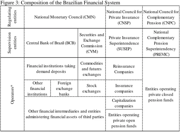Figure 3: Composition of the Brazilian Financial System 