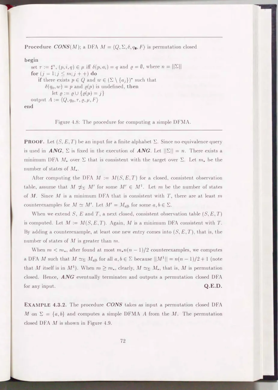 Figure  4.8:  The  procedure  for  computing  a  simpl  DFMA. 