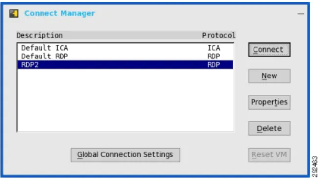 図 8：Connect Manager