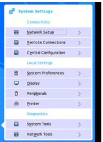 図 11：[System Settings] メニュー