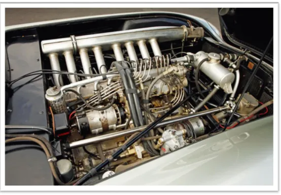 Fig. 1-20 Engine Picture in Benz 300 SLR  (1.23)