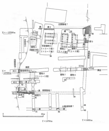 図 7.3 小犬丸遺跡（山陽道布勢駅家跡）