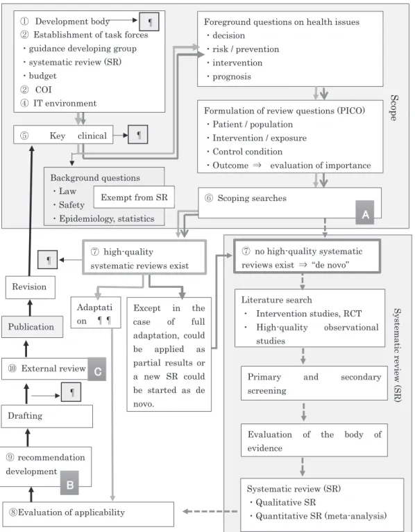 Fig. 1 Overall process of developing occupational health guidelines