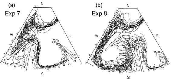Figure 7 shows the mean flow vectors in the abyssal Japan Sea（> 1000 m）from direct  cur-rent observations; this is the updated version of Fig