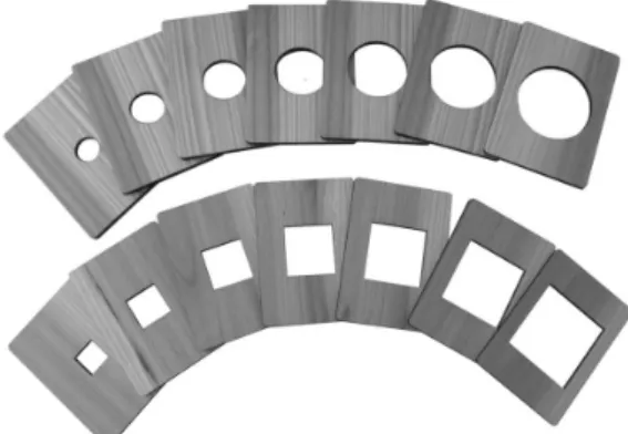 Figure 1. Evaluation tool using the weight. Figure 2. Evaluation tool using the area.