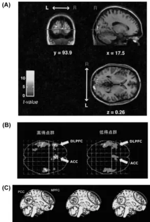 Figure 3. （A）  Activation of primary visual cortex  induced by white light local stimulation