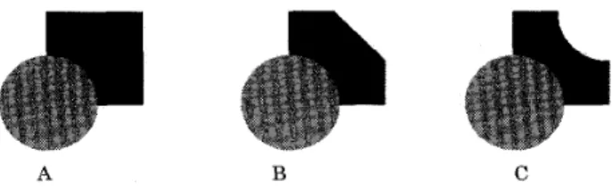 Figure 　 4． 　 Three 　 patterns 　 used 　 in 　 Experiment 　 1