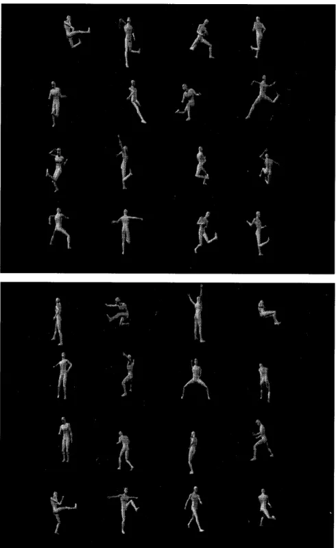 Figure 　 4 ， 　 Visual 　 search 　 for 　 a 　 possible 　 or 　 impossiblc 　 posture 　 flgure ．
