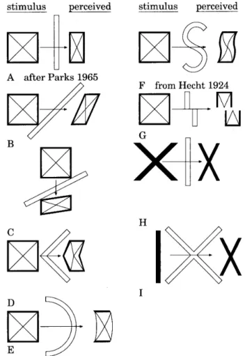 Figure 　 2 ． 　 Anstis ＆ Atkinson （ 1967 ） に よ る 現 象 　 　 の 要 約