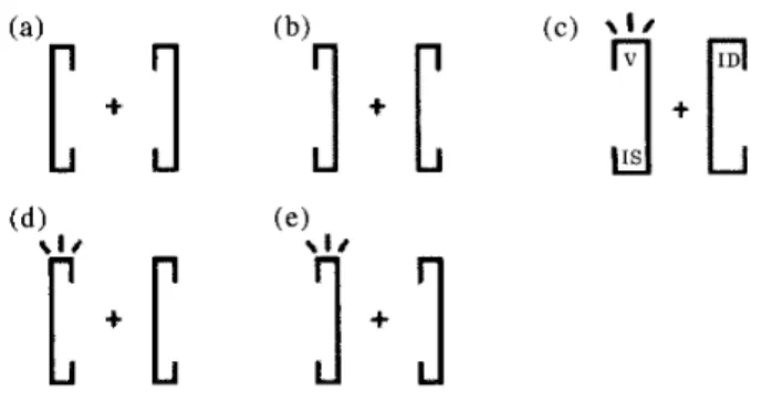 Figure 1. Stimuli presented in Experiments 1