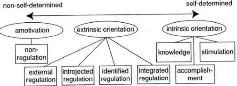 Figure 2-2. Orientation subtypes along the self-determination continuum (Ryan &amp;