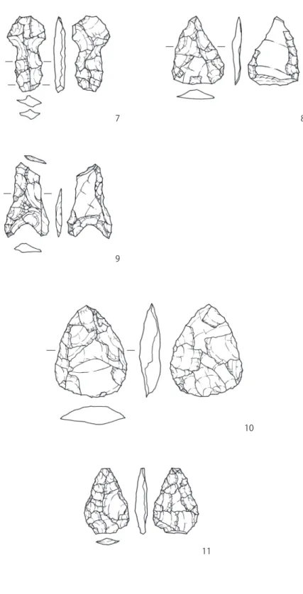図 3　国府遺跡人骨周辺石器実測図 2(S＝1/1) 図 3 　国府遺跡人骨周辺石器実測図 2 （S＝ 1 / 1 ）