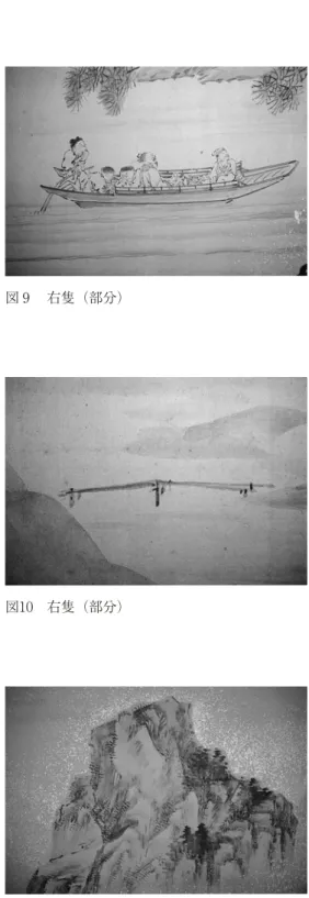 図 9  右隻（部分）