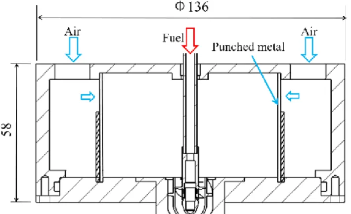 Fig. 7 Schematic drawing of air chamber for  observation of liquid film    and measurement of atomization 