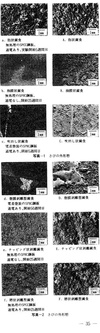 表 一 5 　 間 接 短 絡 時 の 接 触 部 の 腐 食 度 ア ピ ト ン ダグ ラ ス 71 一 鋼 材 の 種 　 通 　 　 　過 鹽 無 処 理 瓢塩 水 処 無 処 理 SPHC 　 有 　 　 5 鋼 　 材 　 　 　 　 15 監 3 ． 686． 9915 ． 521L219 ， 727．25 な し　 　 5 　 　 　 1515 ． 467． 4612 ． 9013．173 ． 262．OO SPCC 　 有 　 　 5 鋼 　 材 　　 　 　 　 1514 ． 107．51