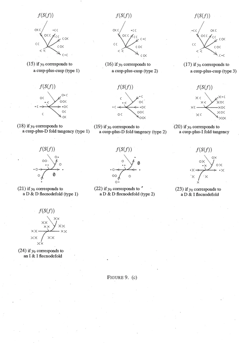 FIGURE  9.  (c)  f (S(f)) (i 7) if yo  corresponds to  a cusp-plus-cusp (type 3) J(S(f)) X< 
