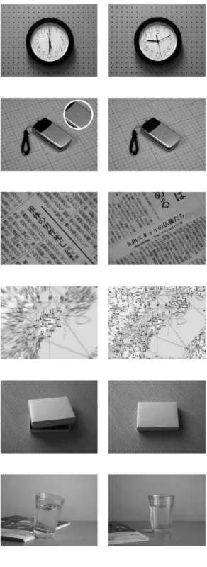 図 3.2.1.　予備実験に用いた映像素材