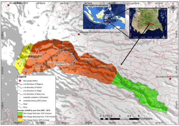 Figure 7 Rainfall Map with Polygon Thiessen 