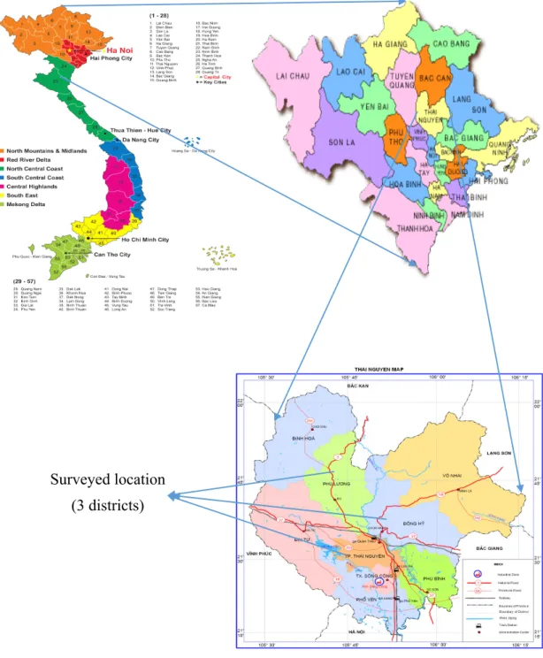Figure 1. 7 Map of study area  