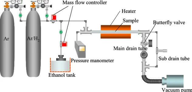 Fig. 2.3 CVD apparatus. 